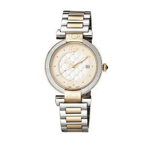 GEVRIL Women's Berletta Diamond Watch 37mm 0.06ctw